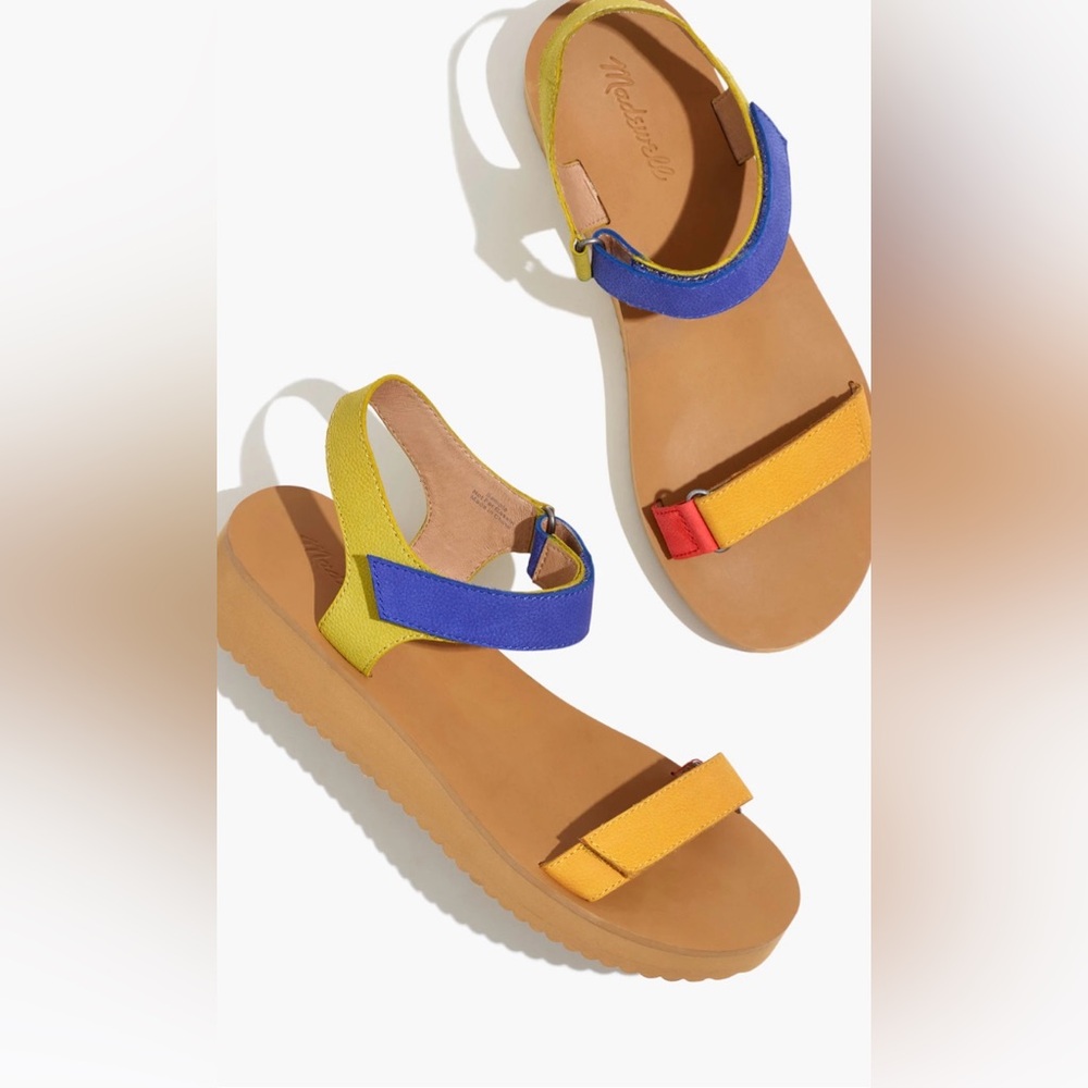 The Maggie Sandal in Colorblock Size 7